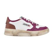 Autry Vita Sneakers med Bruna Detaljer White, Dam