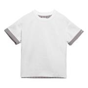 Bottega Veneta Kortärmad Rund Hals T-shirt White, Dam