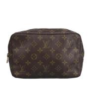 Louis Vuitton Vintage Pre-owned Canvas kuvertvskor Brown, Dam