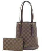 Louis Vuitton Vintage Pre-owned Canvas handvskor Brown, Dam