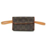 Louis Vuitton Vintage Pre-owned Canvas kuvertvskor Brown, Dam