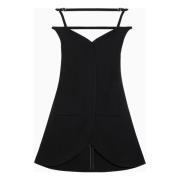 Courrèges Kort Damklänning Black, Dam