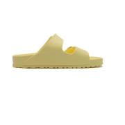 Birkenstock Flat Sandals Yellow, Dam