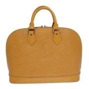 Louis Vuitton Vintage Pre-owned Laeder handvskor Yellow, Dam