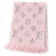 Louis Vuitton Vintage Pre-owned Ylle sjalar Pink, Dam