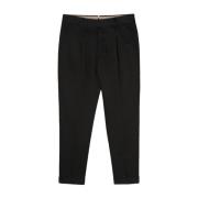 PT Torino Slim-fit Trousers Black, Herr