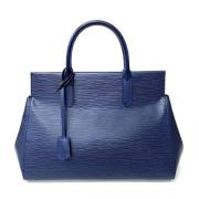 Louis Vuitton Vintage Pre-owned Laeder handvskor Blue, Dam