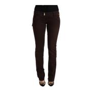 Cycle Elegant Slim Fit Stretch Jeans Brown, Dam