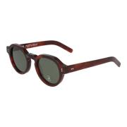 Kaleos Runda acetat solglasögon Oppenheimer Brown, Unisex