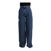 Gcds Loose-fit Jeans Blue, Dam