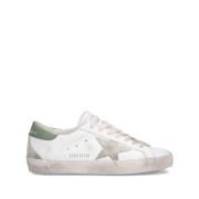 Golden Goose Gröna Sneakers med Stjärnpatch White, Herr