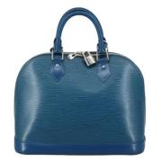 Louis Vuitton Vintage Pre-owned Laeder louis-vuitton-vskor Blue, Dam