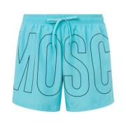 Moschino Celeste Badkläder Ss25 Blue, Herr