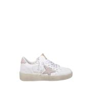 Golden Goose Leather Ballstar Sneakers White, Dam