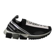 Dolce & Gabbana Svarta Avslappnade Sports Sneakers Black, Herr