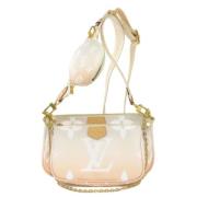 Louis Vuitton Vintage Pre-owned Tyg louis-vuitton-vskor Pink, Dam