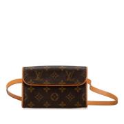 Louis Vuitton Vintage Pre-owned Canvas louis-vuitton-vskor Brown, Dam