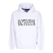 Octopus Logo Hoodie Vit Bomullströja White, Herr