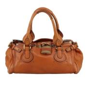 Chloé Pre-owned Pre-owned Laeder handvskor Brown, Dam