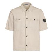 Stone Island Casual Skjortor Kollektion Beige, Herr