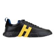 Hogan Läder Snörskor Sneakers Black, Herr