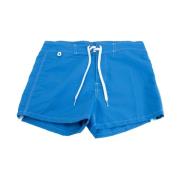 Sundek Herr badshorts med kardborreknäppning Blue, Herr