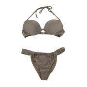 F**k Krok och Slips Bikini Set Gray, Dam