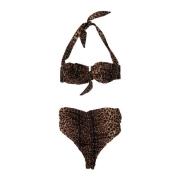 F**k Animal Print Bikini Set Multicolor, Dam