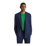 Kiton Deconstructed Tekniskt Tygsuit Blue, Herr