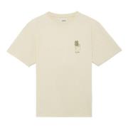 Autry Bomulls-T-shirt Ivory Polo-stil Beige, Herr