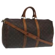 Louis Vuitton Vintage Pre-owned Canvas resvskor Brown, Dam