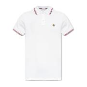 Moncler Polo med logotyp White, Herr