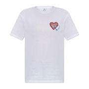 PS By Paul Smith T-shirt med logotyp White, Dam