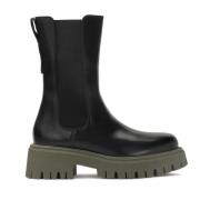 Kazar Grön Sula Chelsea Boots Black, Dam