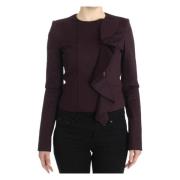 Gianfranco Ferré Elegant Lila Blazer Bomullsblandning Purple, Dam