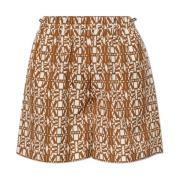 Max Mara Monogram 'Taiga' shorts Brown, Dam