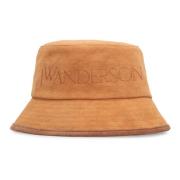 JW Anderson Broderad Bomullshinkhatt Brown, Dam