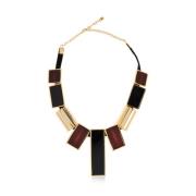 Dsquared2 Halsband med geometriska hartsstenar Multicolor, Dam