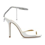 Jimmy Choo Klack sandaler Saeda White, Dam