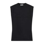 Helmut Lang T-shirt med logotyp Black, Herr