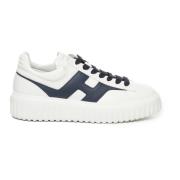 Hogan Vita Lädersneakers med Side-H Detalj White, Herr