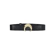 Marine Serre Måne Choker Bälte Black, Dam