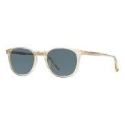 Garrett Leight Champagne/Blue Smoke Solglasögon Kinney SUN Beige, Unis...