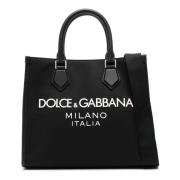 Dolce & Gabbana Svart Shoppingväska Black, Herr