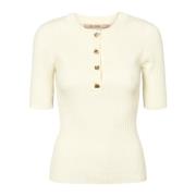 RUE de Femme Mjuk Fennec Stickad Stickat Off White White, Dam