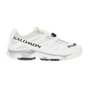 Salomon Stiliga Sneakers med Unik Tyg Mix White, Herr