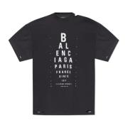 Balenciaga T-shirt med tryck Gray, Herr