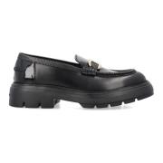 Salvatore Ferragamo Svarta Stängda Loafers Black, Dam