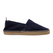 Castañer Blå Mocka Slip-On Espadrillos Skor Blue, Herr