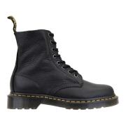 Dr. Martens Läder Snörning Damstövlar Black, Dam